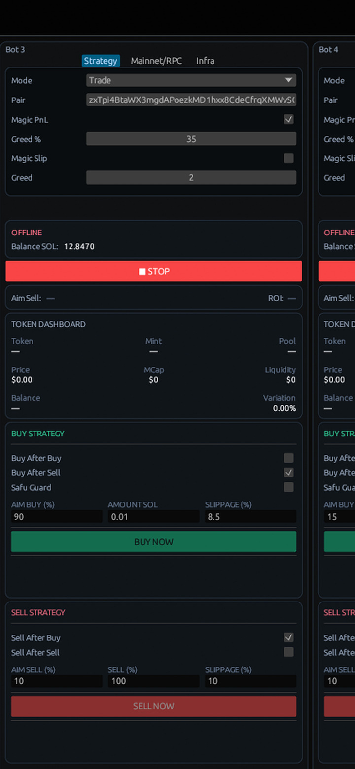 FOW Pro multi-bot workspace detail